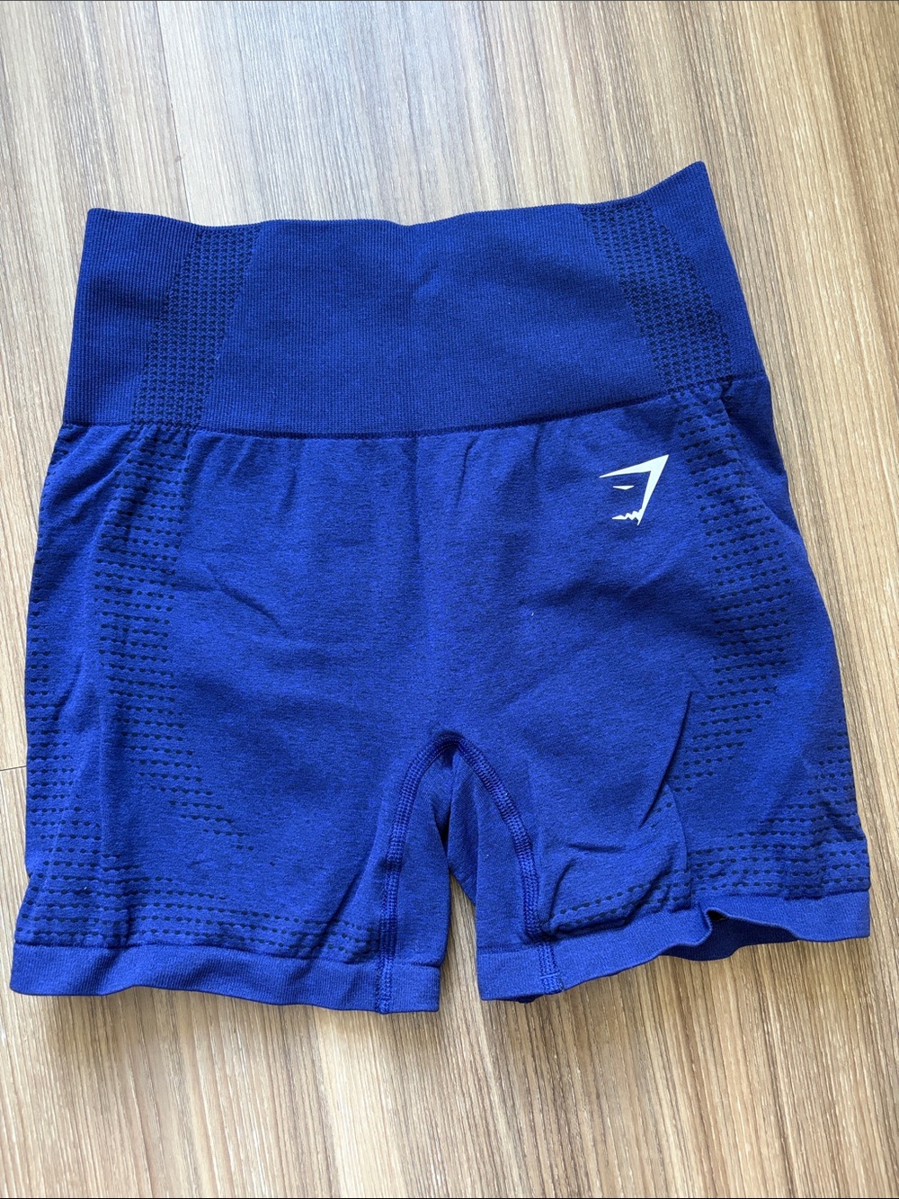 Gymshark Seamless High-Waist Athletic Shorts - Royal Blue